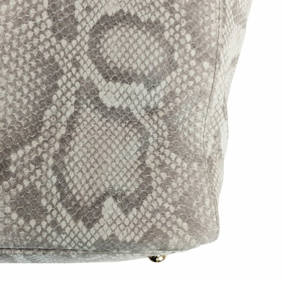 Furla Gemini Snake Embossed Shopper Tote - Picture 9 of 10